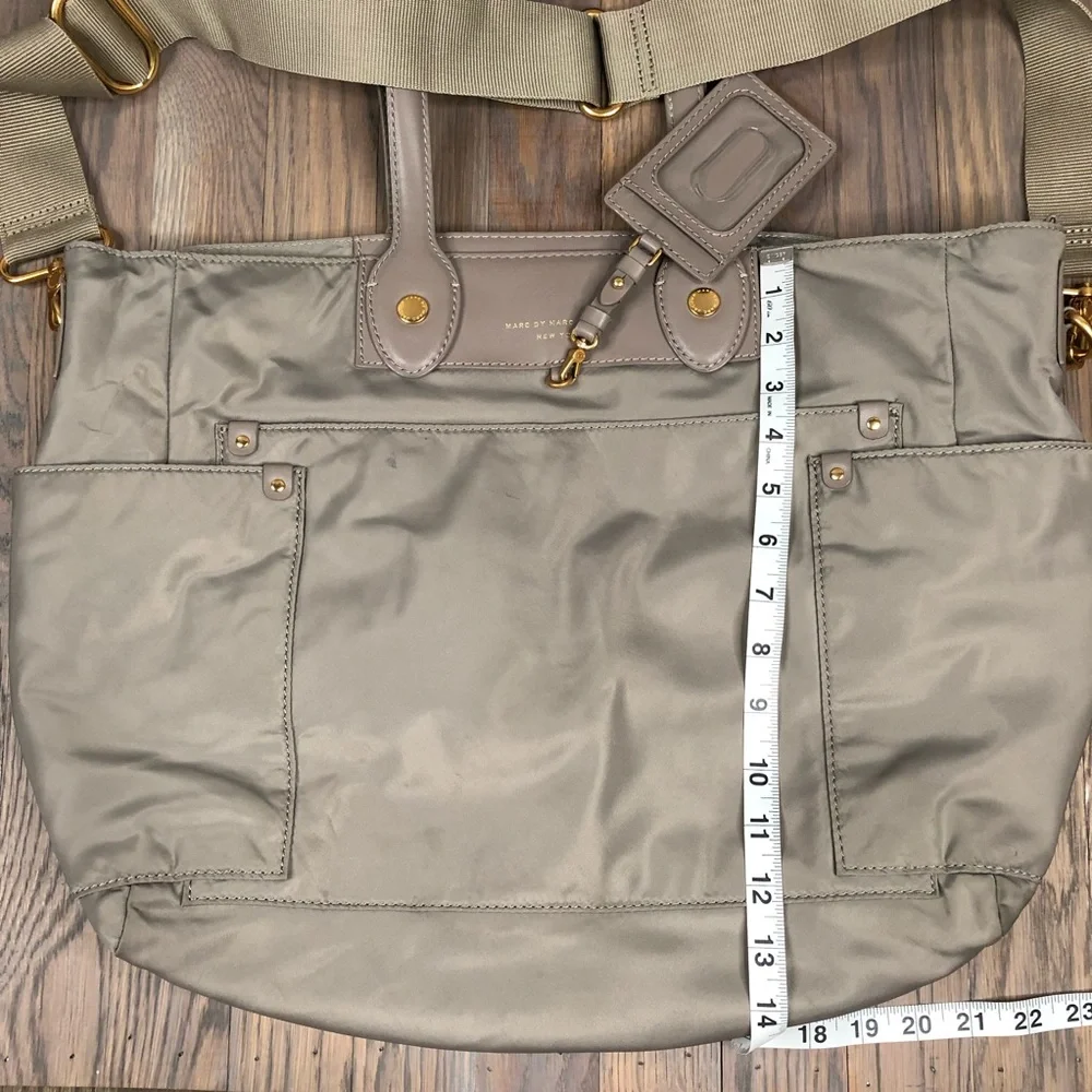 Marc by Marc Jacobs Taupe Nylon Baby Bag